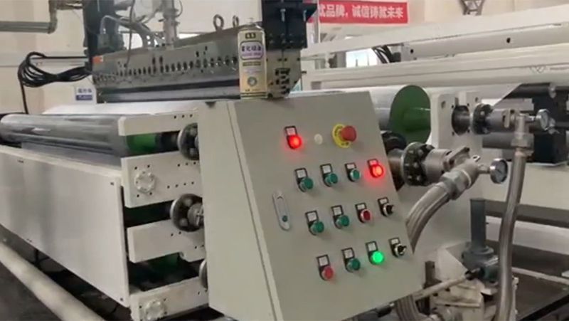 Линия для производства полиэтиленовой тисненой пленки