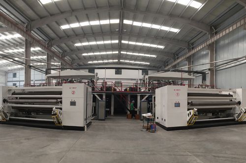 Линии экструзии пленки CPP в производственных помещениях заказчиков