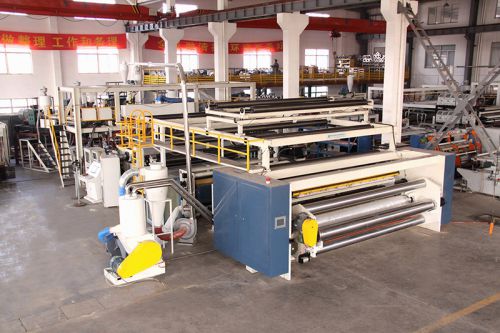 Линии экструзии пленки CPЕ в производственных помещениях заказчиков