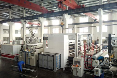 Линии производства полиэтиленовой пленки в помещениях заказчиков